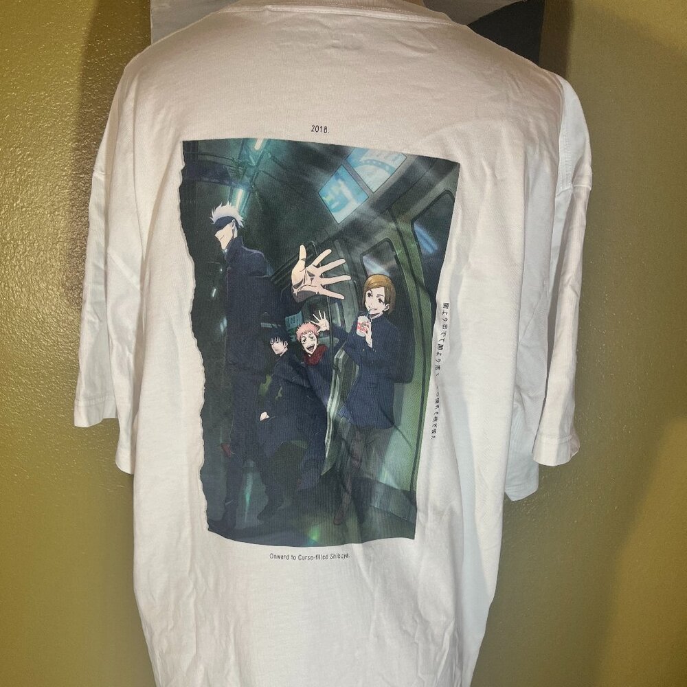 UNIQLO Jujutsu Kaisen UT UTI Kaisoku Okusei Shibuya Incident T Shirt